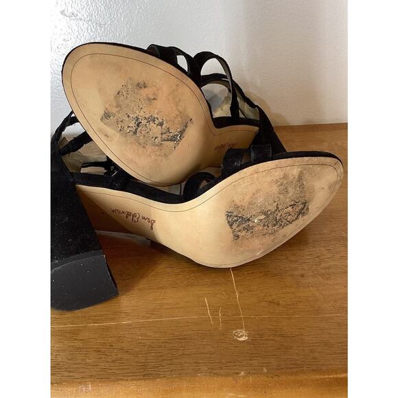 Sam Edelman Black Strappy Heels - Picture 9 of 10